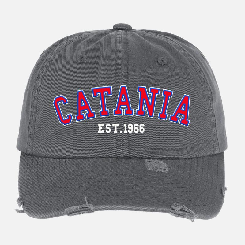 Catania Est. 1966 Flexfit Vintage Destroyed Cap