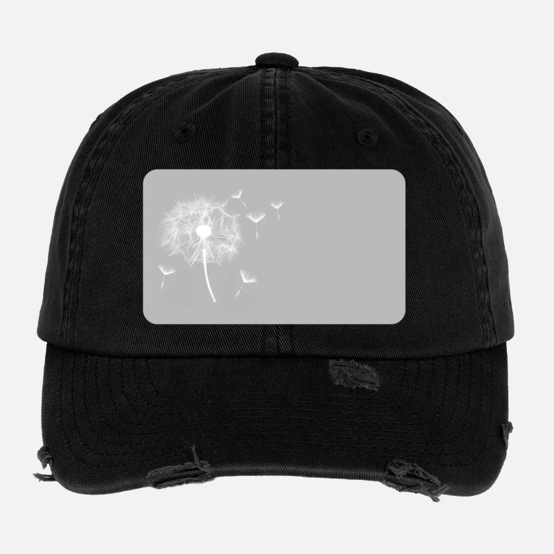 Pusteblume grau | personalisierbar  Flexfit Vintage Destroyed Cap