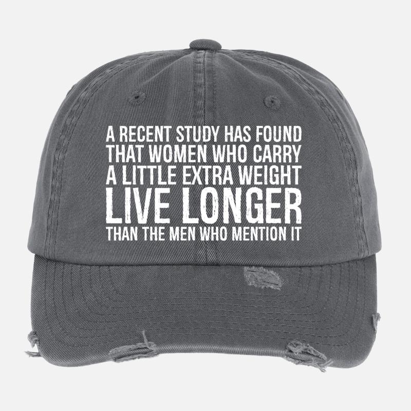 a recent study has found that women who carry a Flexfit Vintage Destroyed Cap
