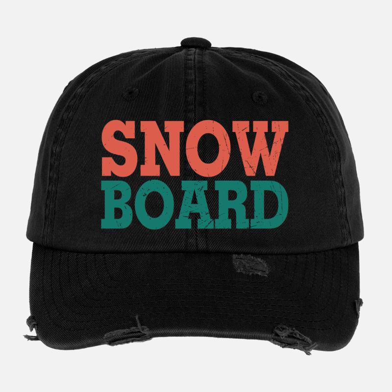 Planche à neige Casquette vintage effet usé Flexfit