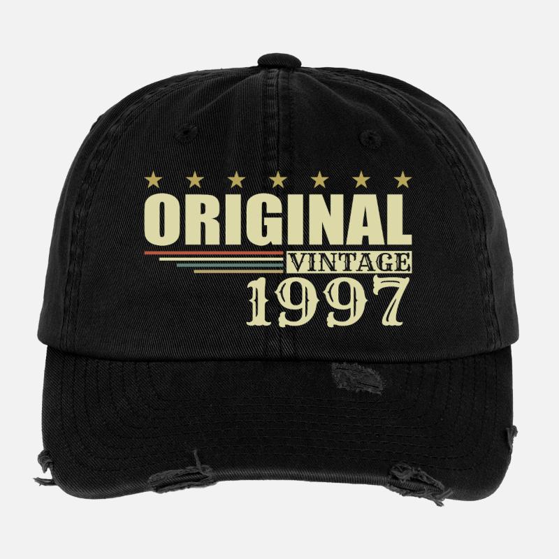1997 Anniversaire - 1997 Casquette vintage effet usé Flexfit