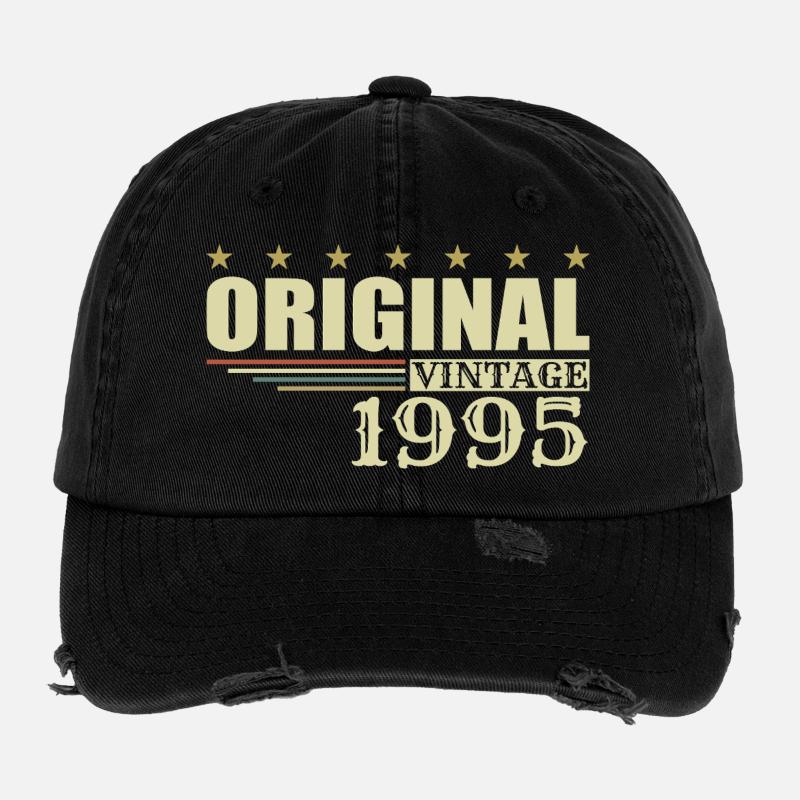 1995 Anniversaire - 1995 Casquette vintage effet usé Flexfit