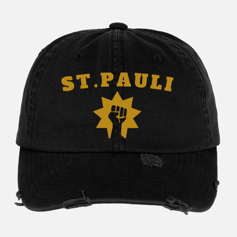 St.Pauli Casquette vintage effet usé Flexfit