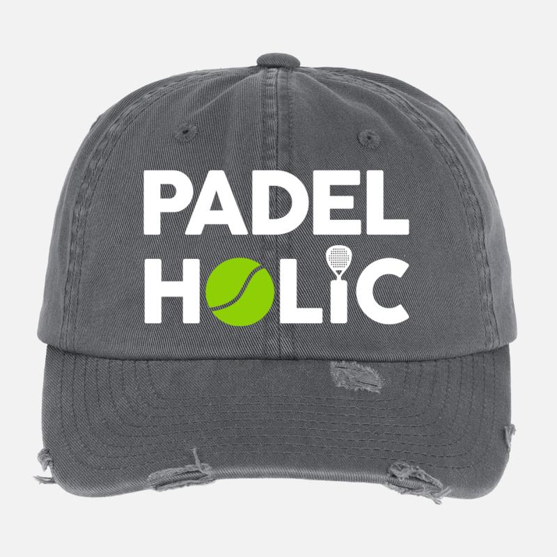 Lustiges Padel - PadelHolic Flexfit Vintage Destroyed Cap