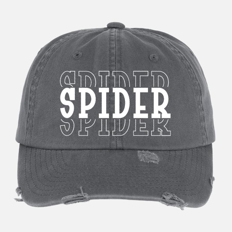 Urbane Spinne Flexfit Vintage Destroyed Cap