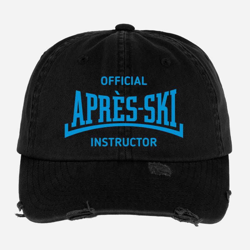 Official Après-Ski Instructor (Konkav / Blue) Flexfit Vintage Destroyed Cap