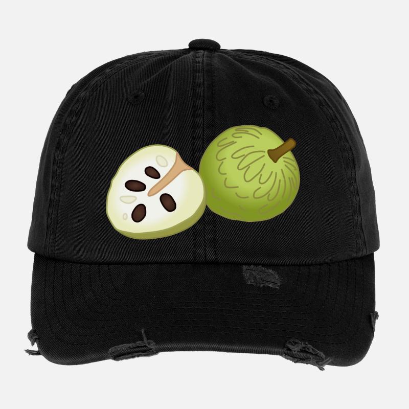 Puddingapfel-Scheibe Pop-Art Flexfit Vintage Destroyed Cap