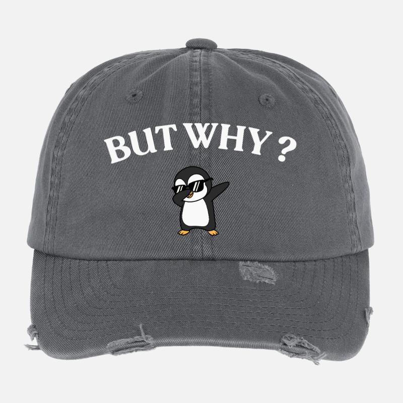 But Why? Pinguin Stil Flexfit Vintage Destroyed Cap