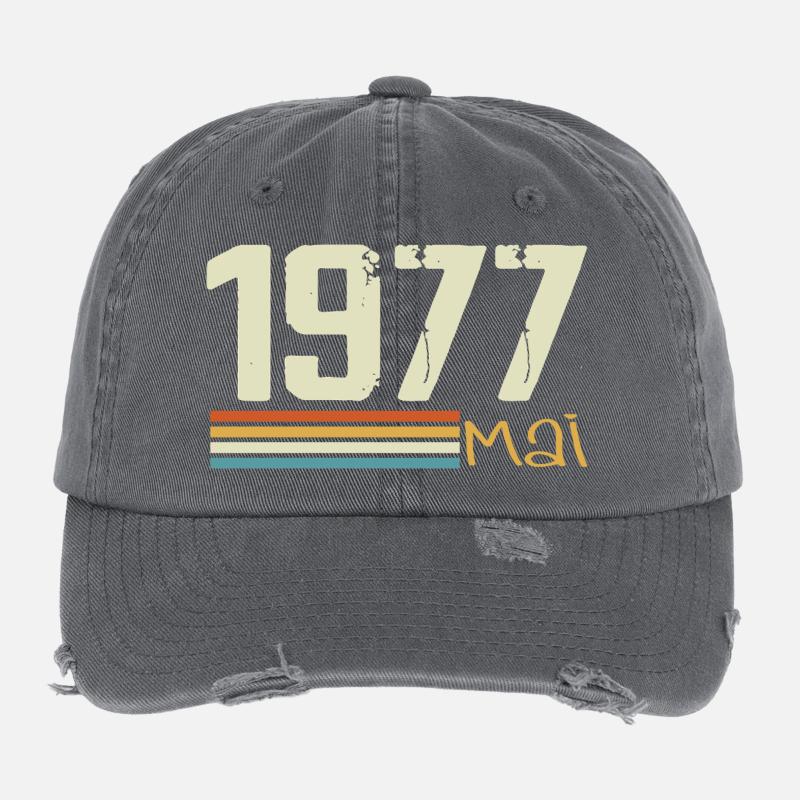 May 1977 Flexfit Vintage Destroyed Cap