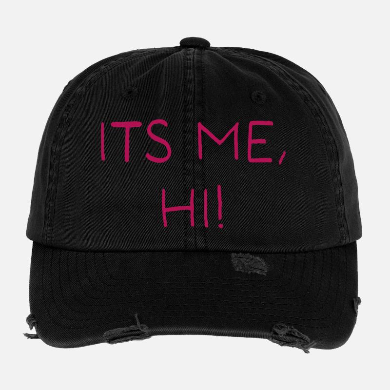 Its me, hi! Flexfit Vintage Destroyed Cap