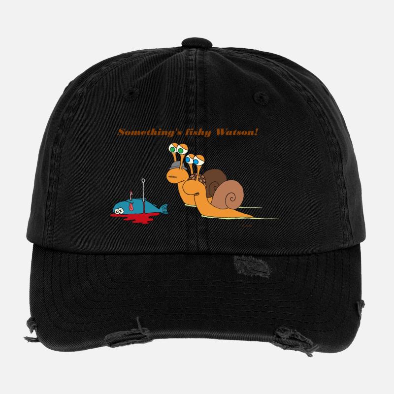 Sherlock Holmes Schnecke Flexfit Vintage Destroyed Cap