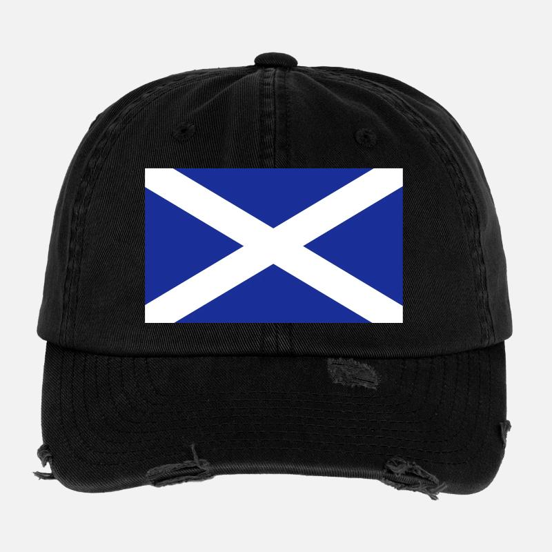 Indicateur d’Ecosse Casquette vintage effet usé Flexfit