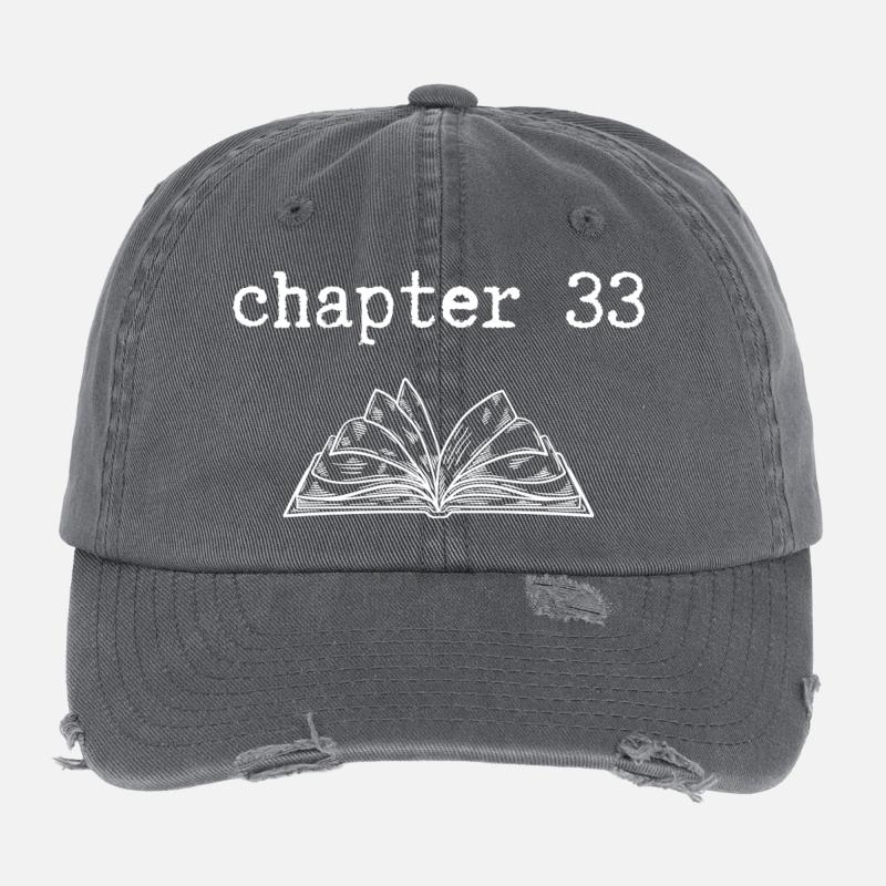 chapitre 33 Anniversaire Casquette vintage effet usé Flexfit