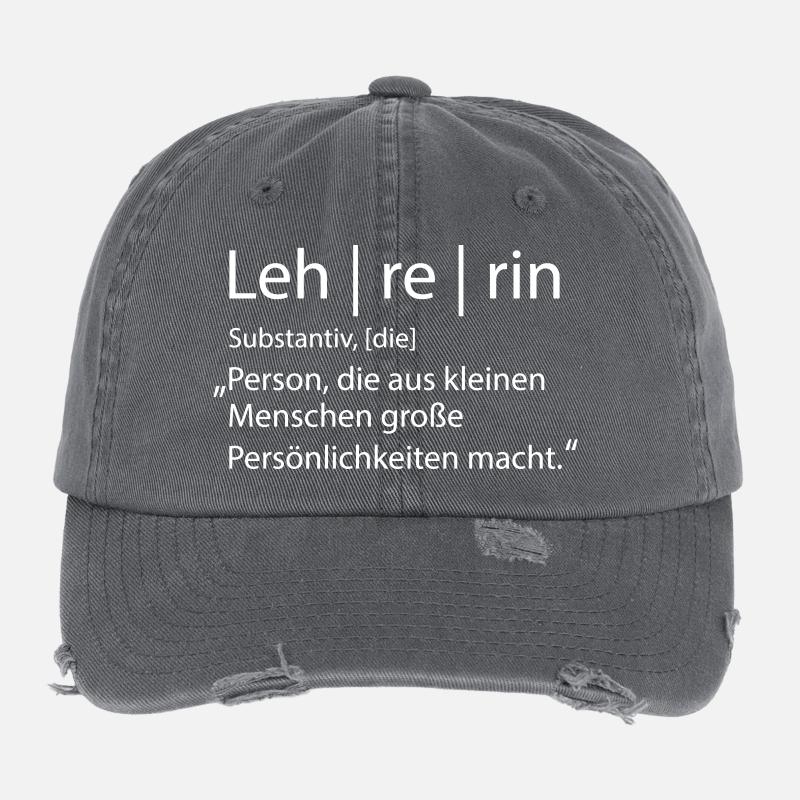 Lehrerin Flexfit Vintage Destroyed Cap
