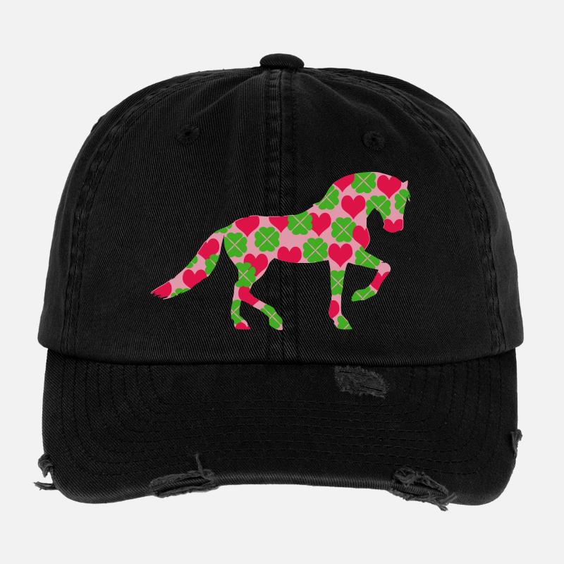 Horse luck Flexfit Vintage Destroyed Cap