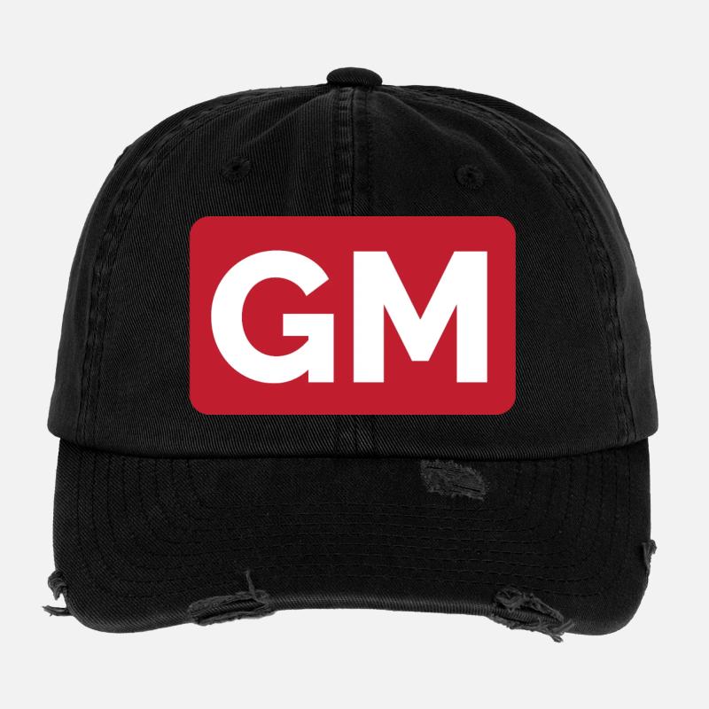 Chess Grandmaster Logo Chess Title Tournament icon Flexfit Vintage Destroyed Cap