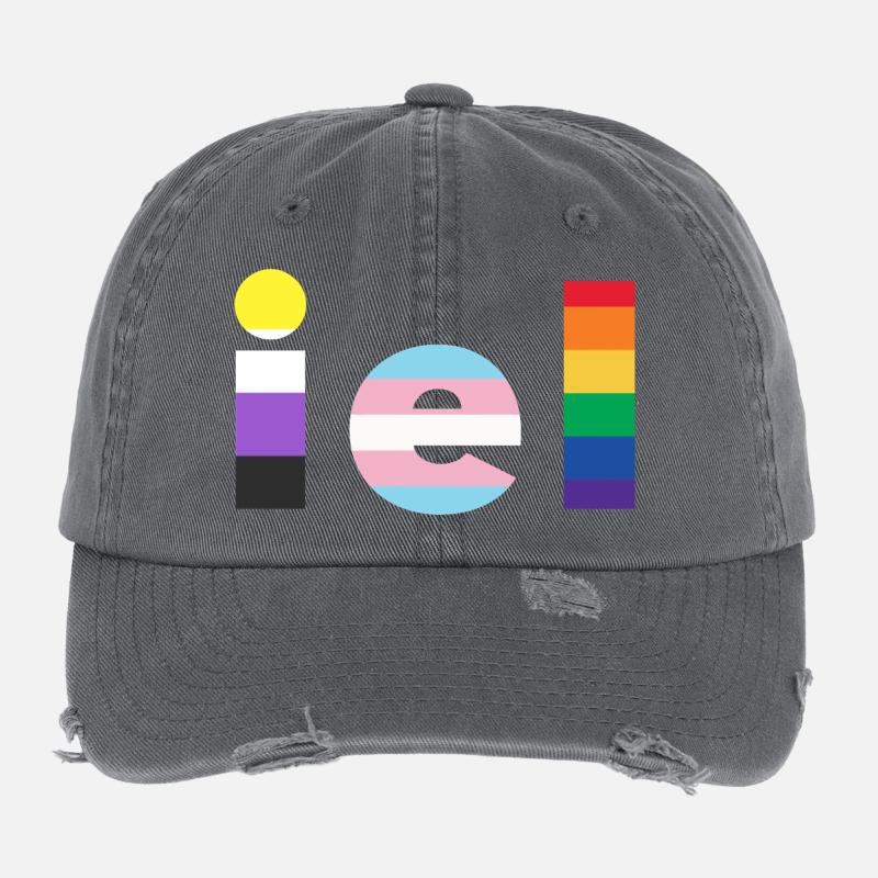 They Flexfit Vintage Destroyed Cap