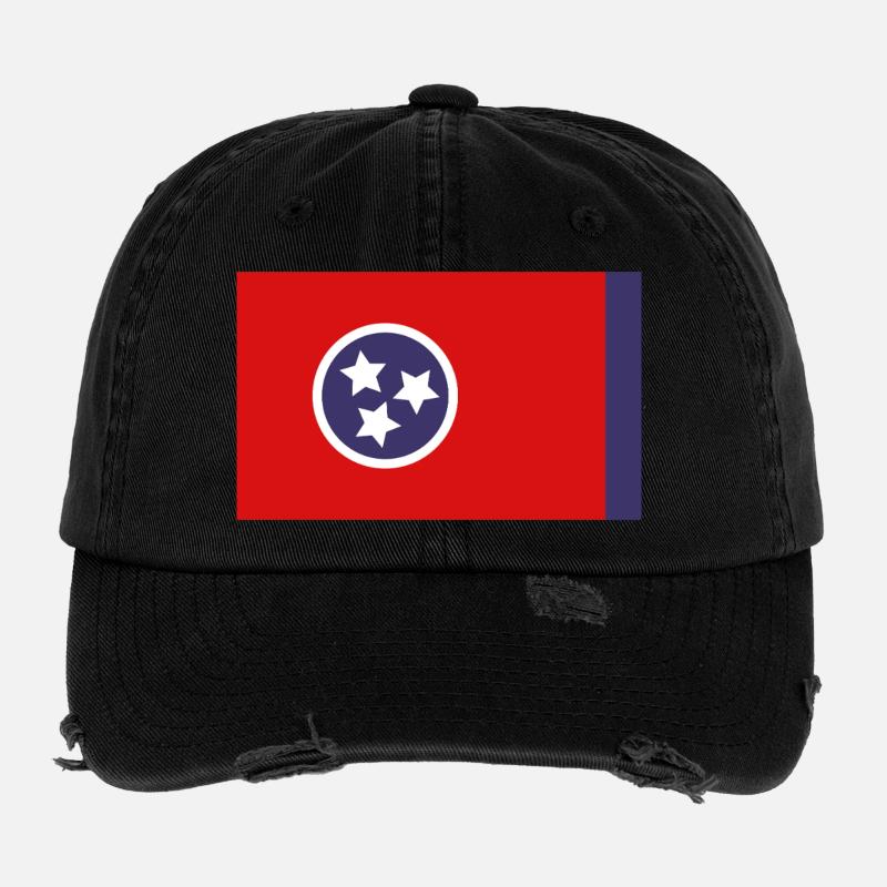Tennessee flag Flexfit Vintage Destroyed Cap