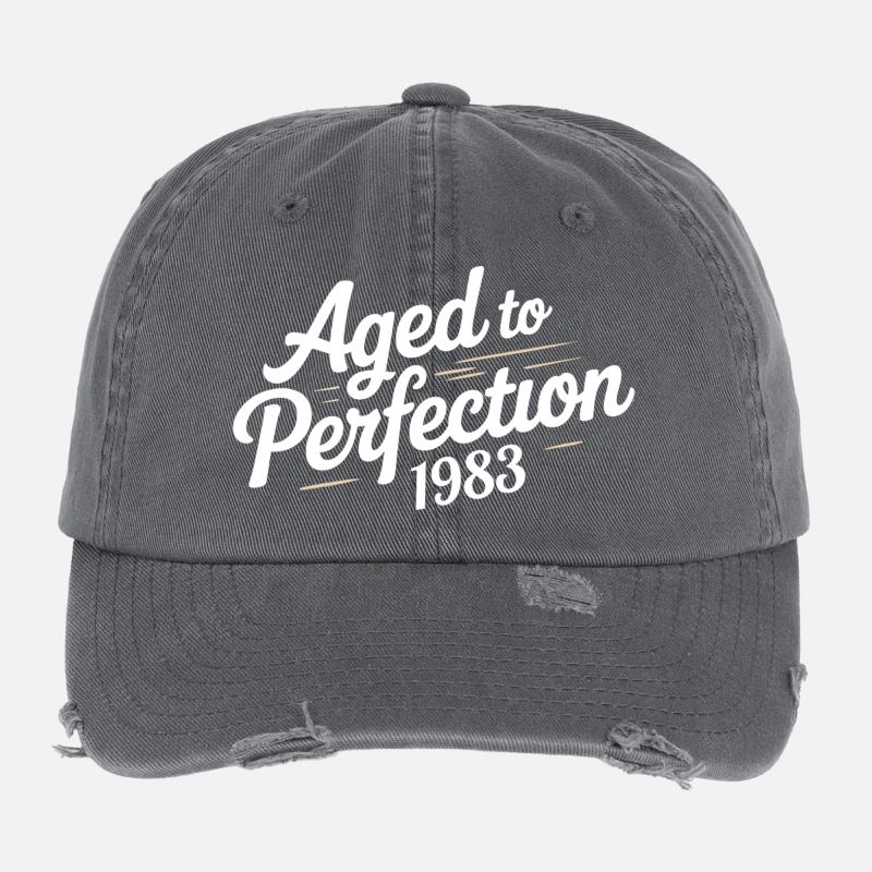 1983 Conception du 43 – Pour 43 ans Casquette vintage effet usé Flexfit