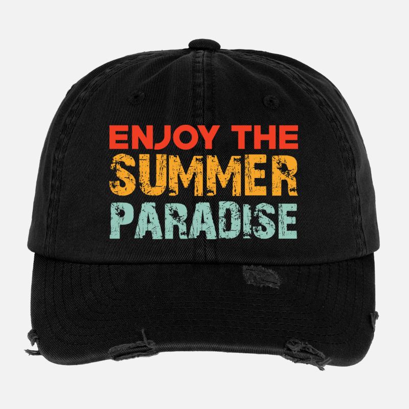Profitez du paradis estival Casquette vintage effet usé Flexfit