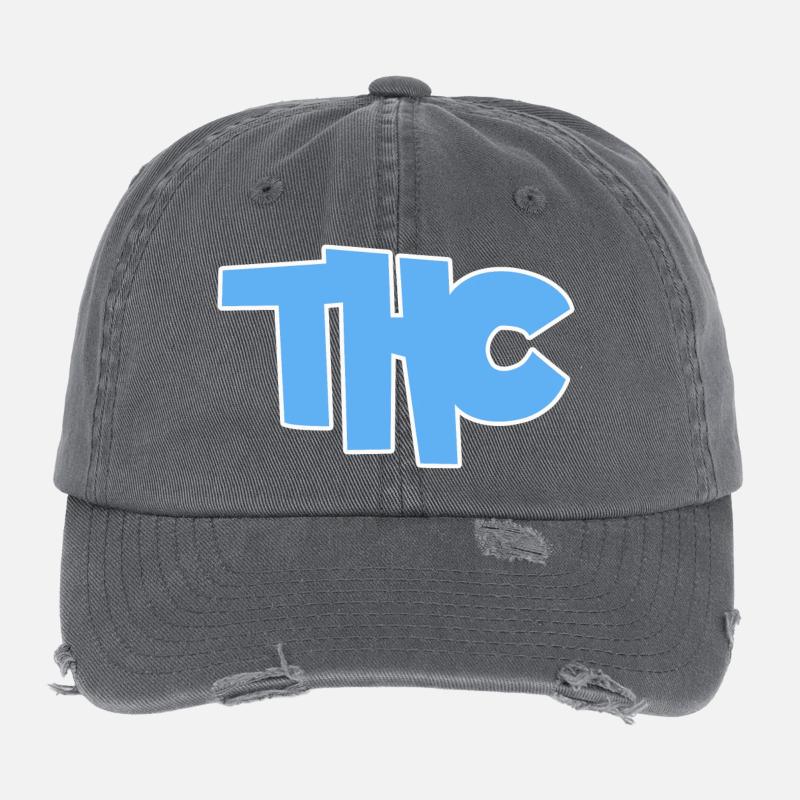 THC Flexfit Vintage Destroyed Cap