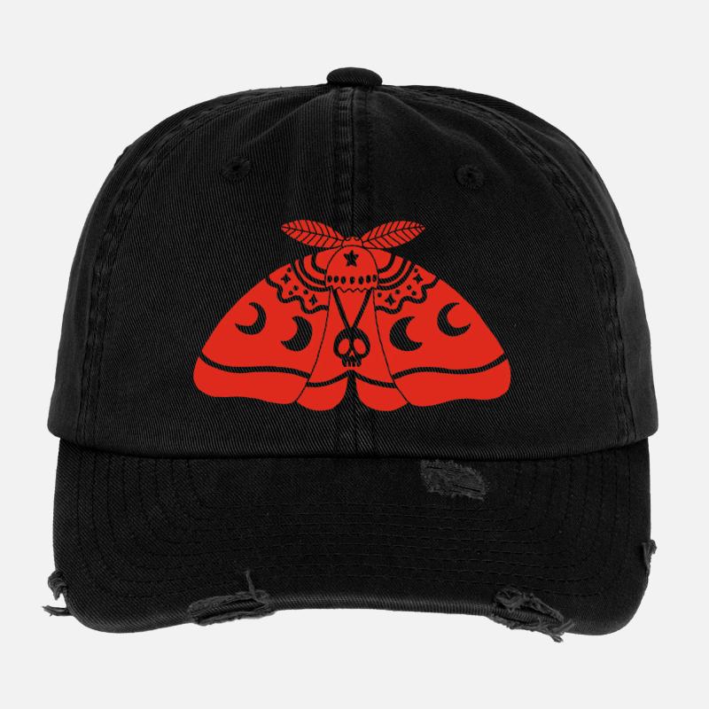 Rote Motte Flexfit Vintage Destroyed Cap