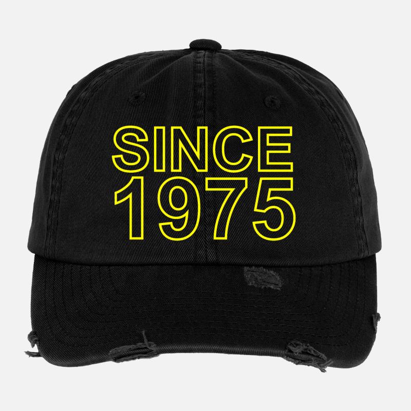 Since 1975 Flexfit Vintage Destroyed Cap