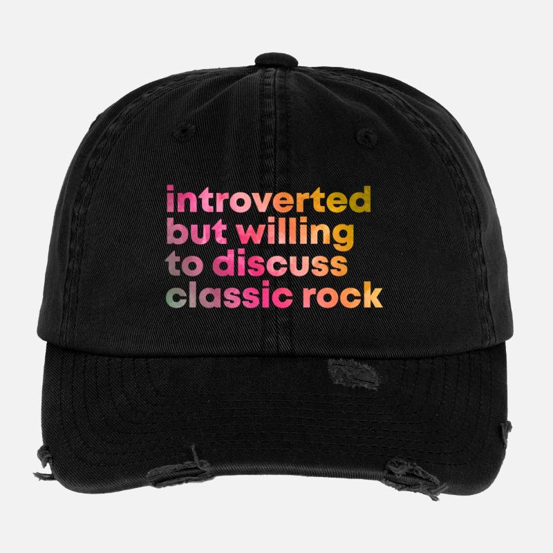 Klassischer Rock Flexfit Vintage Destroyed Cap