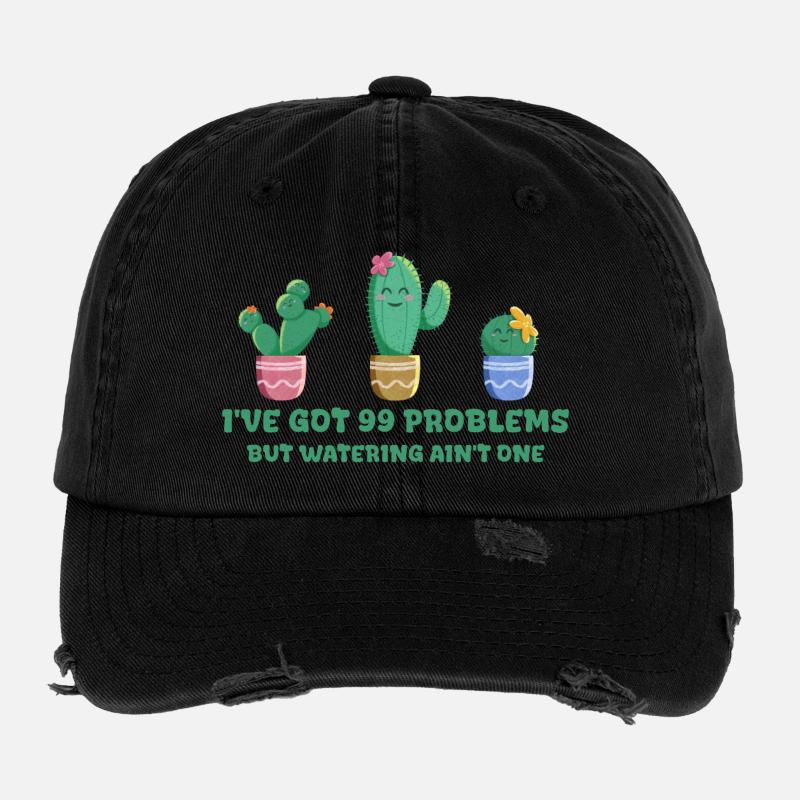 Cactus mignon sans problèmes Casquette vintage effet usé Flexfit