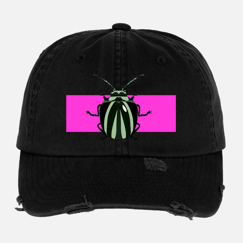 Description abstraite des insectes Casquette vintage effet usé Flexfit
