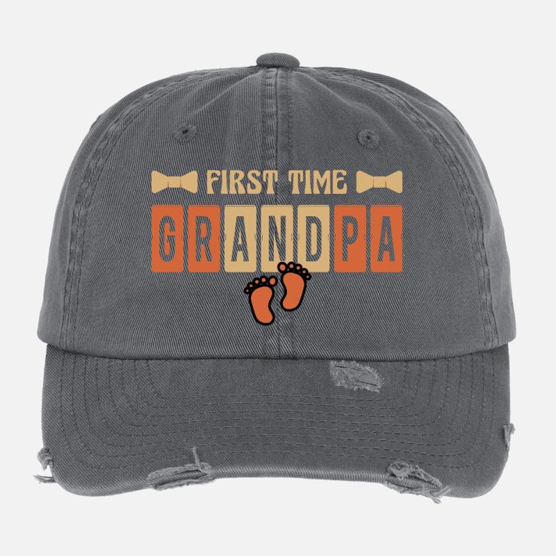 Papy en devenir pour la première fois Casquette vintage effet usé Flexfit