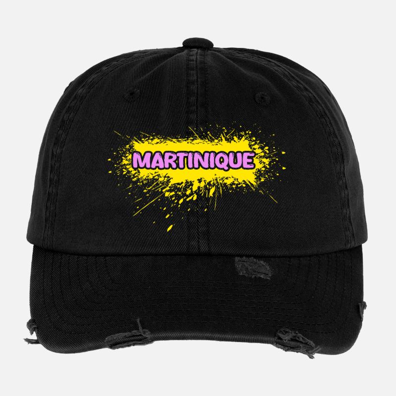 Martinique Flexfit Vintage Destroyed Cap