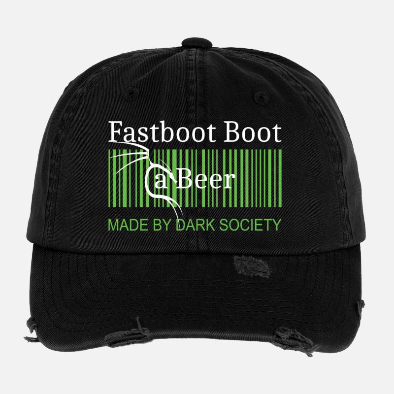Fastboot Boot a Beer Flexfit Vintage Destroyed Cap