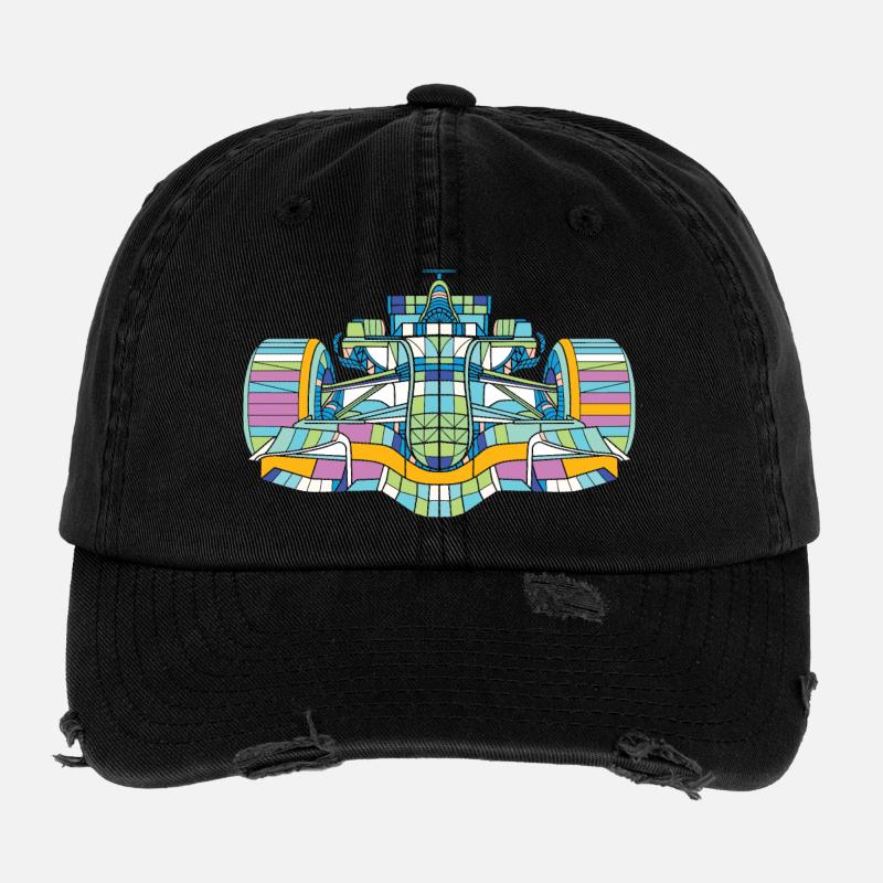 Rennauto Bunt Flexfit Vintage Destroyed Cap