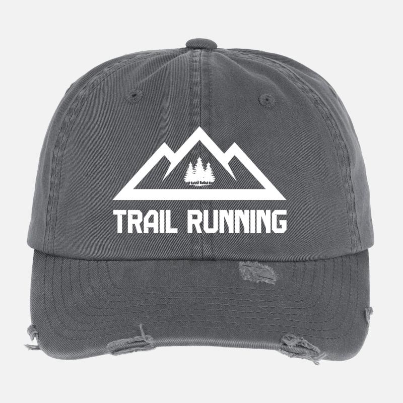 Trail Running Flexfit Vintage Destroyed Cap