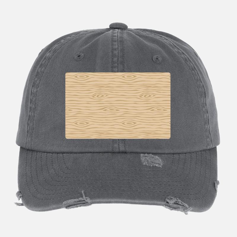 Conception de planche à découper en bois Casquette vintage effet usé Flexfit