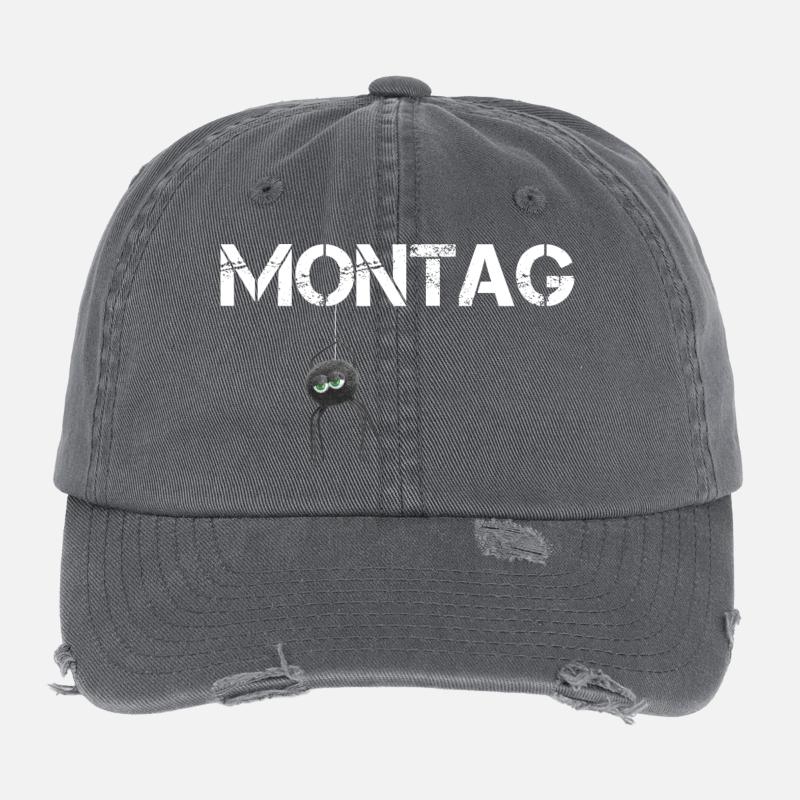 Montags Spinne Flexfit Vintage Destroyed Cap
