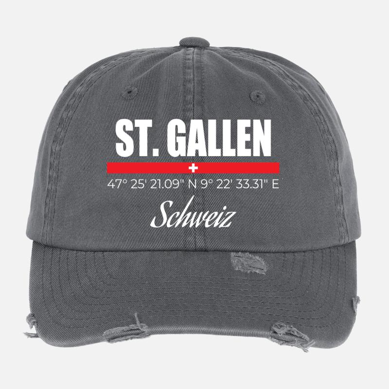 St. Gallen Flexfit Vintage Destroyed Cap