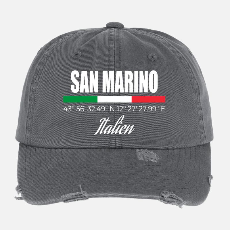 San Marino Flexfit Vintage Destroyed Cap