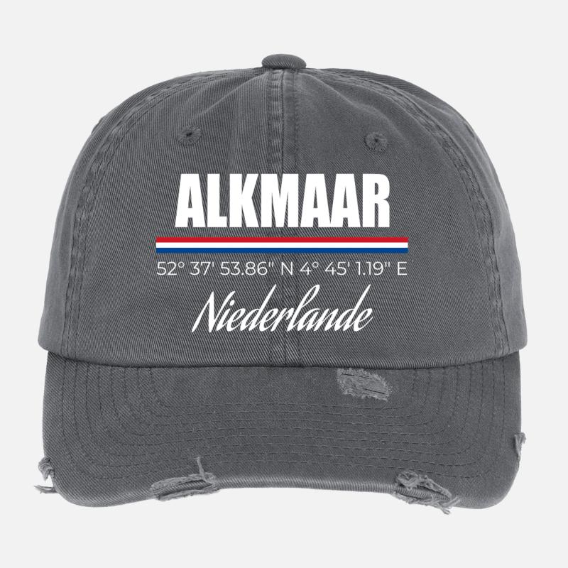 Alkmaar Casquette vintage effet usé Flexfit