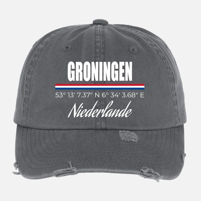 Groningen Flexfit Vintage Destroyed Cap