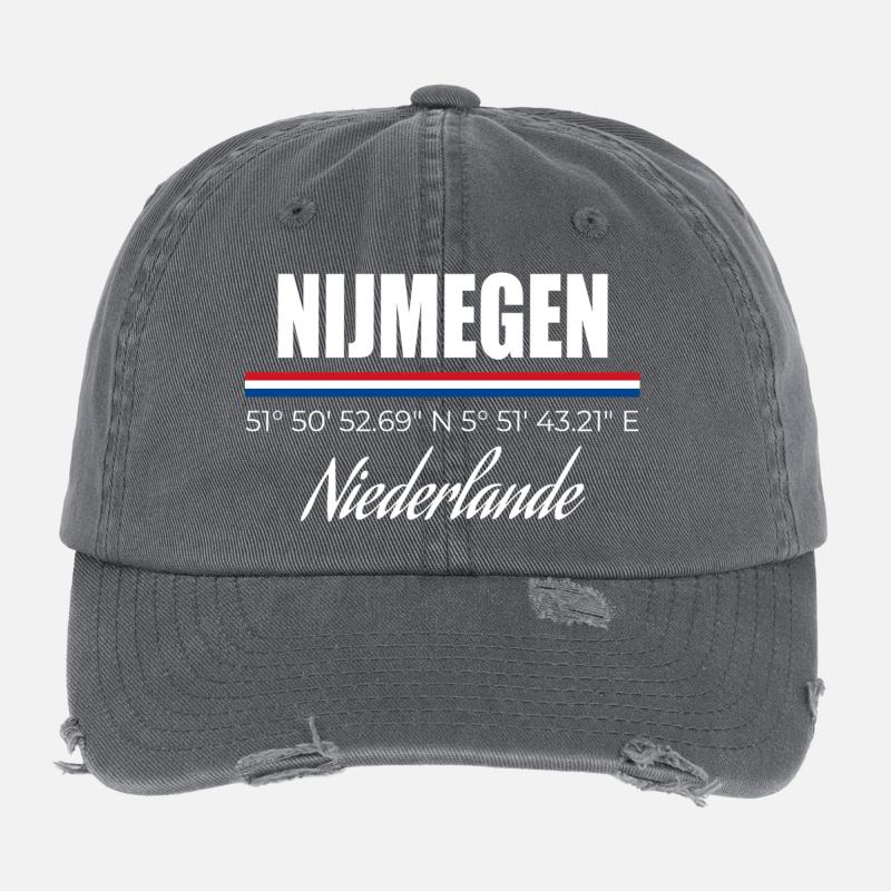Nijmegen Casquette vintage effet usé Flexfit