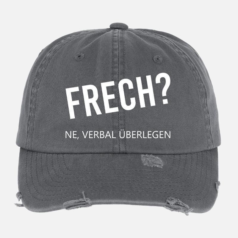 Espiègle et verbalement supérieur Casquette vintage effet usé Flexfit