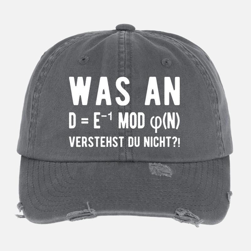 Computer Scientist Computer Science Student Programmer Flexfit Vintage Destroyed Cap