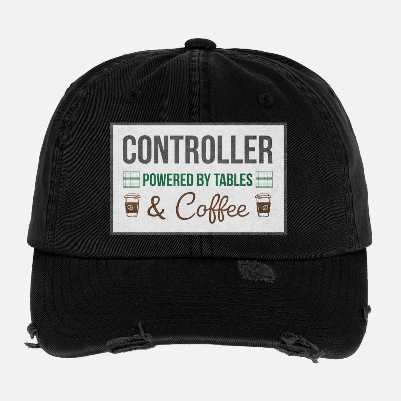 Controller Powered by Tables & Coffee Flexfit Vintage Destroyed Cap
