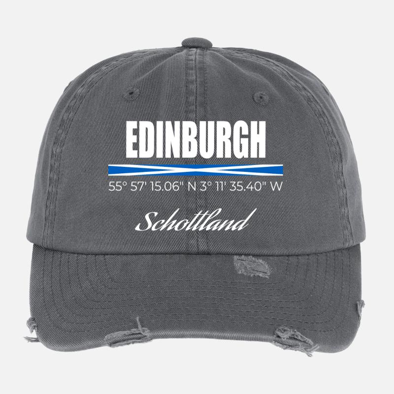 Edimbourg Casquette vintage effet usé Flexfit