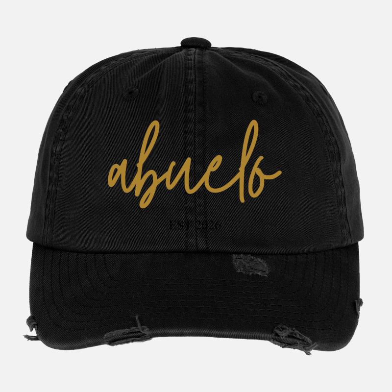 Abuelo est 2026 Flexfit Vintage Destroyed Cap