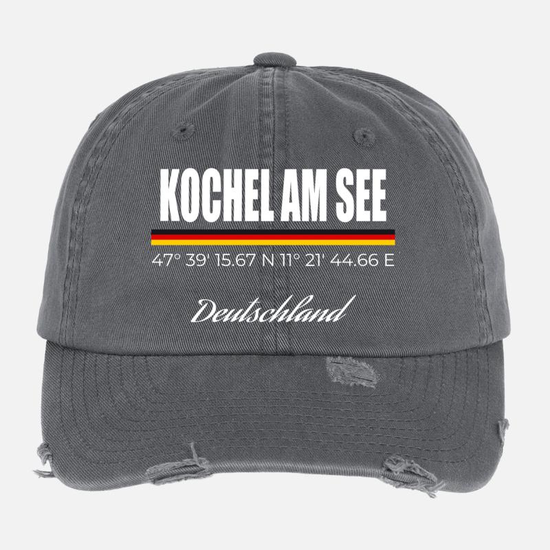 Kochel am See Flexfit Vintage Destroyed Cap