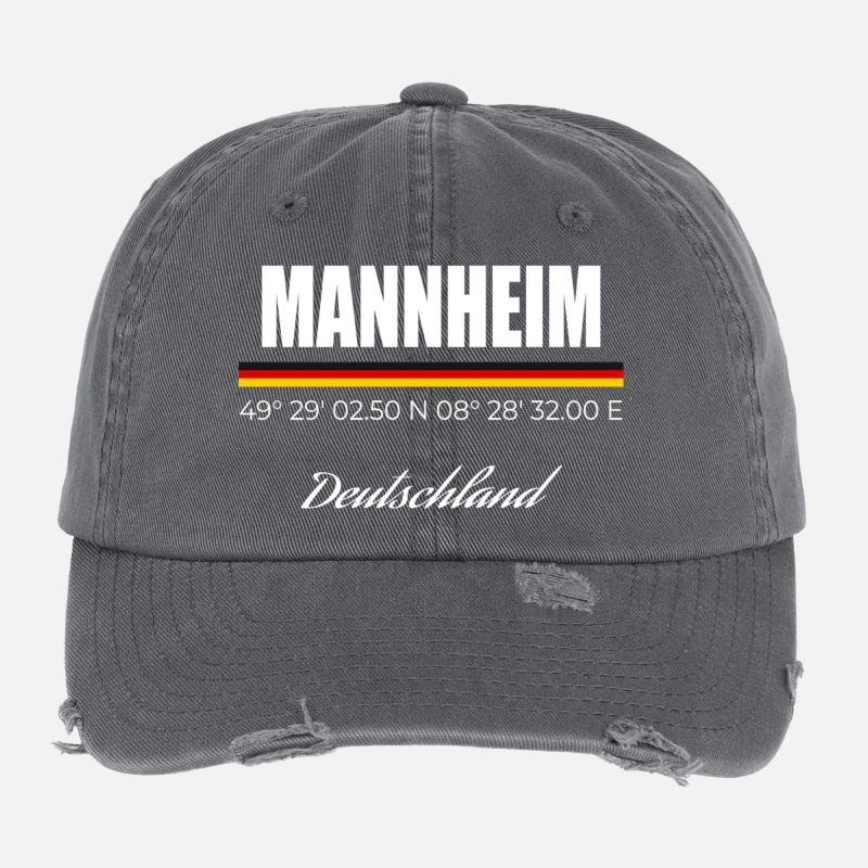 Mannheim Flexfit Vintage Destroyed Cap