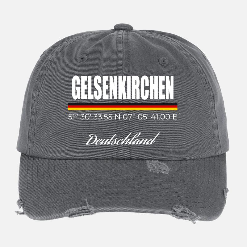 Gelsenkirchen Flexfit Vintage Destroyed Cap